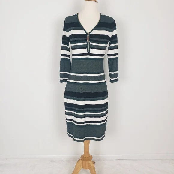 Allison Brittney Dresses Allison Brittney Green Knit Sweater Dress Poshmark